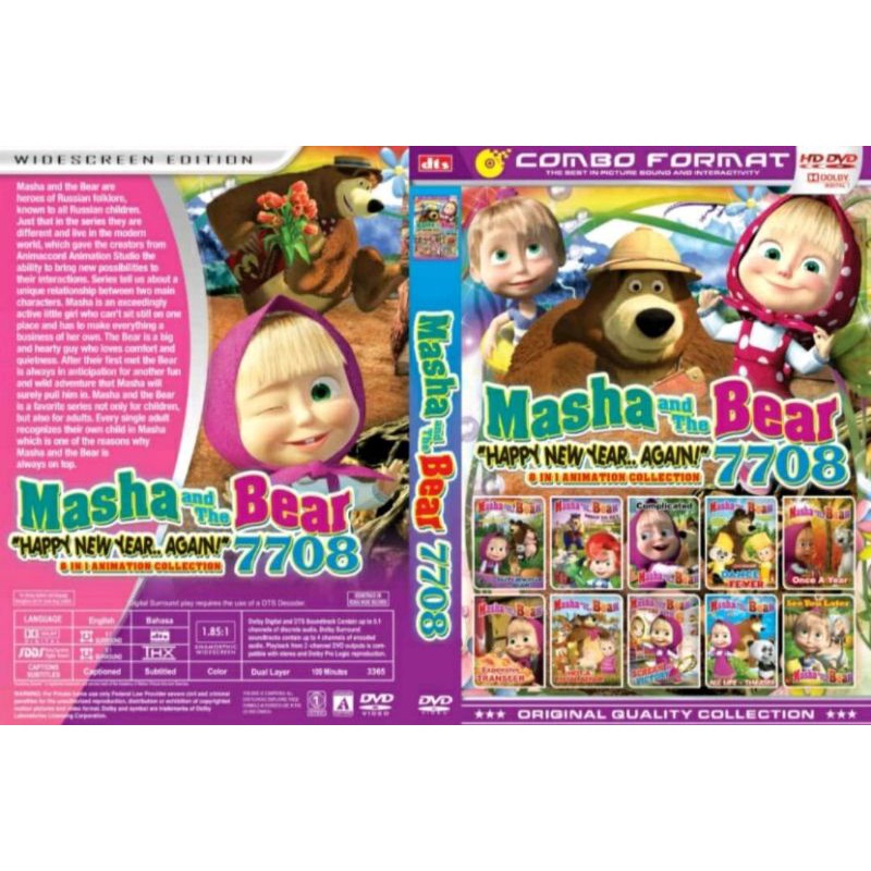 Dvd Masha and The Bear 7708