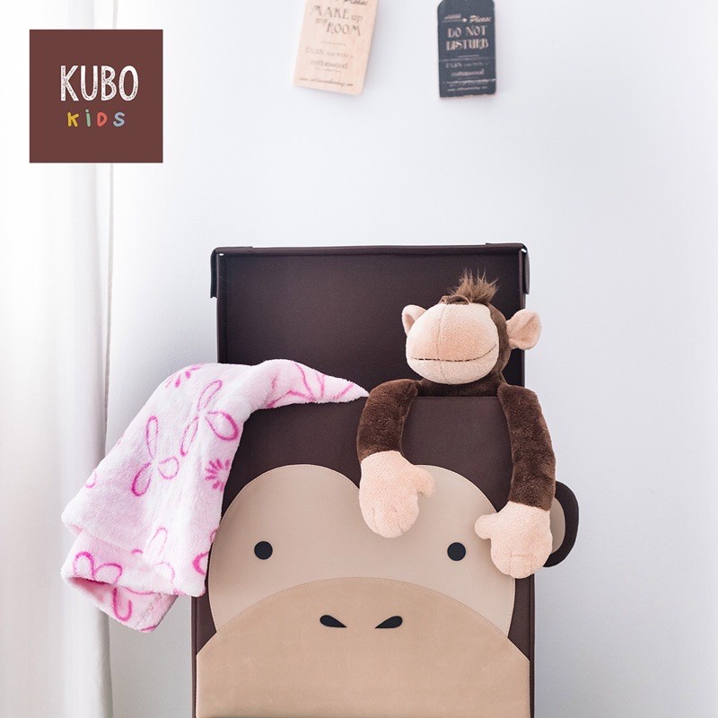 Kubo Kids Monki Box Organizer/Kotak penyimpanan