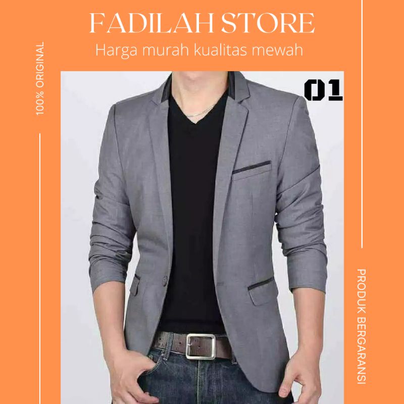 BLAZER EXO GREY / BLAZER SLIMFIT / BLAZER WISUDA