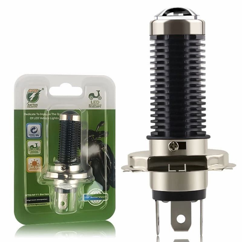 Lampu Led Motor H6 Bebek 2 Warna Putih Kuning RTD M11W-H6 type laser