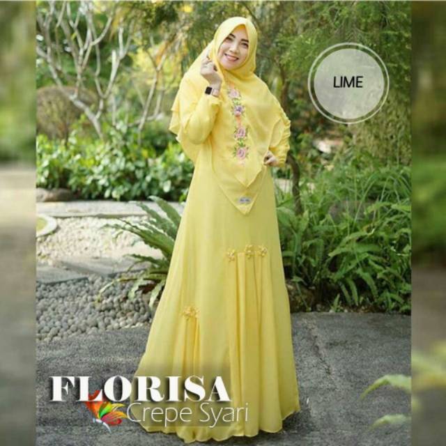 SYARI FLORISA BORDIR 4 warna