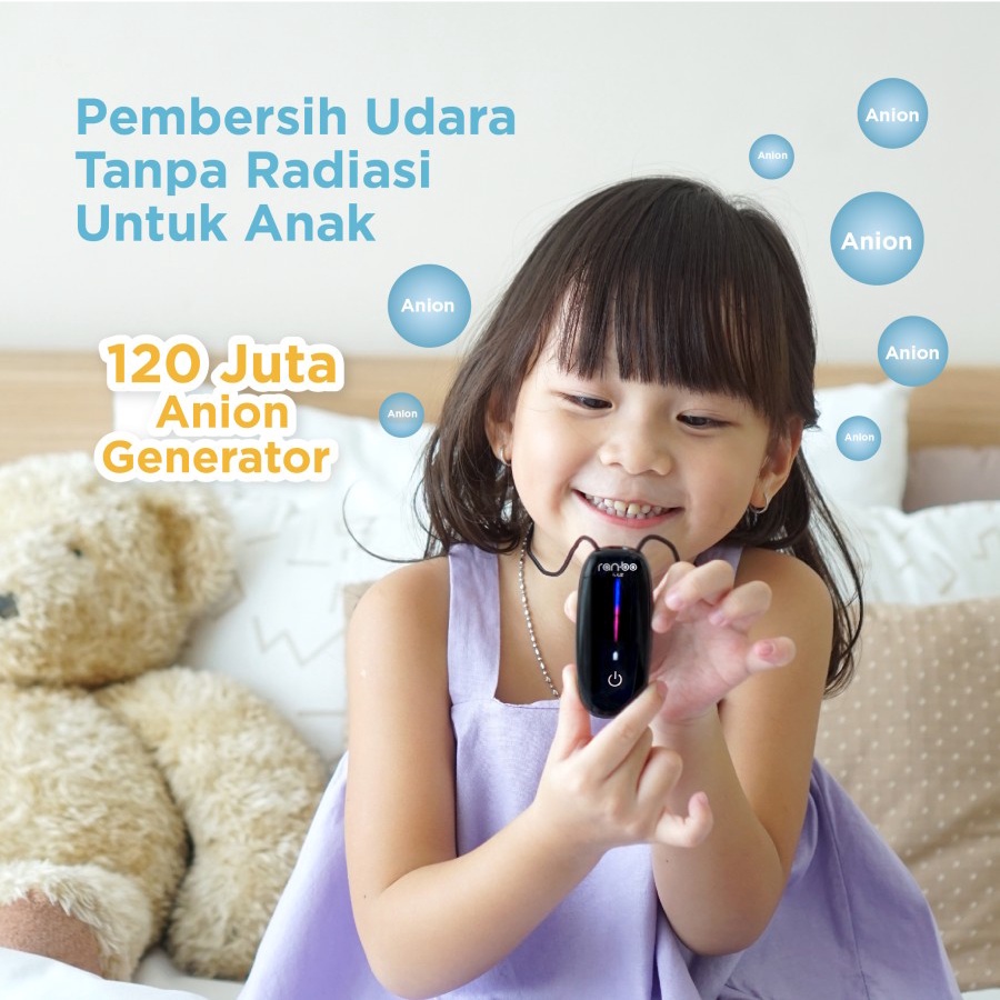 RANBO AIRPRO 10 Personal Ionizer Portable Kalung Ion Negatif Purifier