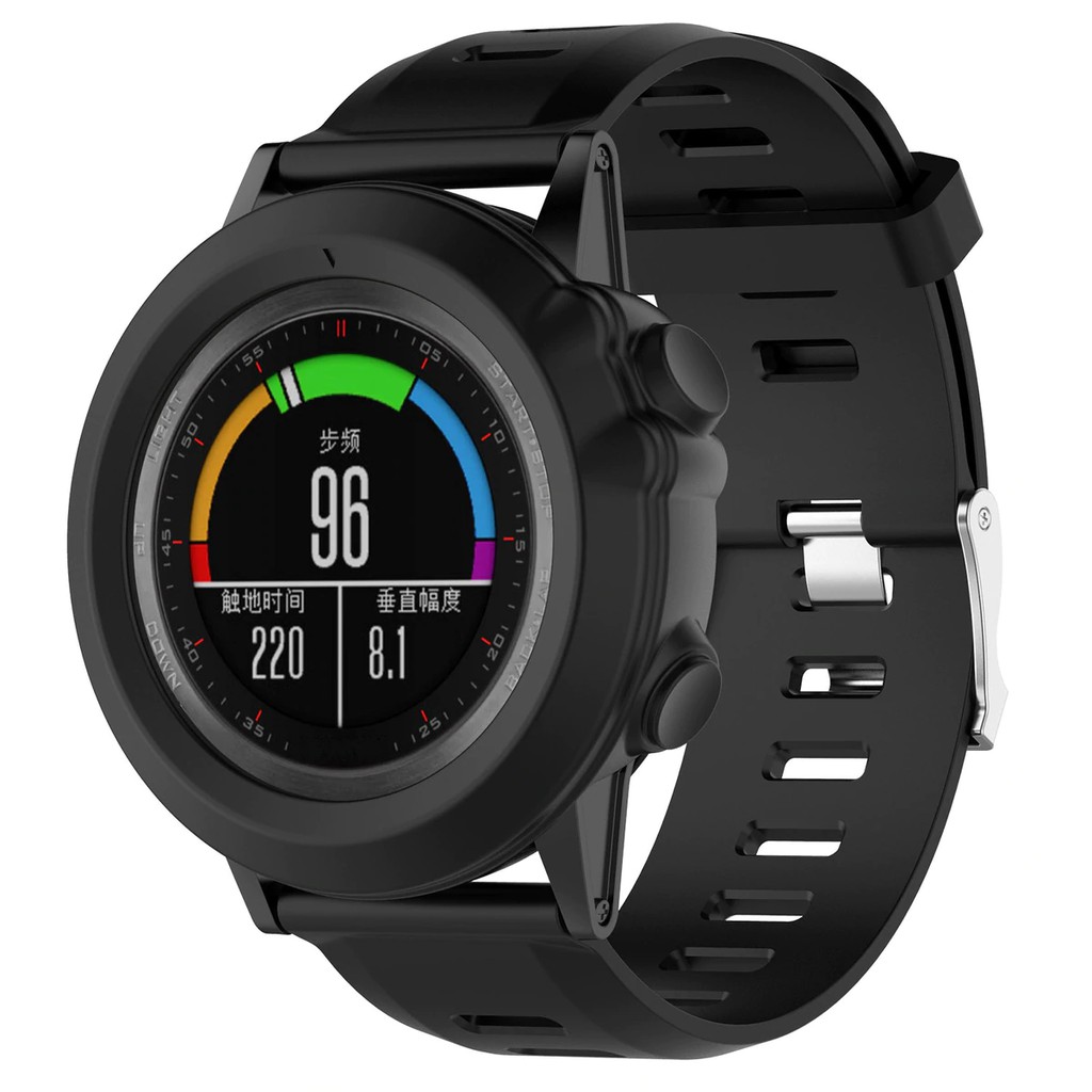 Garmin Fenix 3, HR Pro Case Silicone Protection Case Cover pelindung