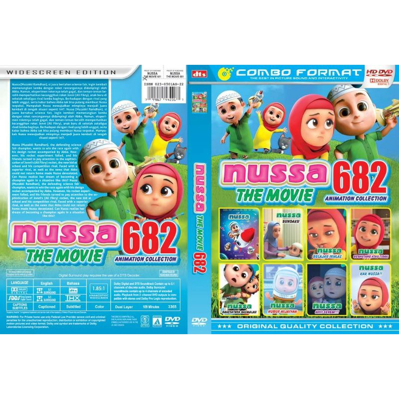 Kaset film koleksi kartun anak nussa the movie vol.682