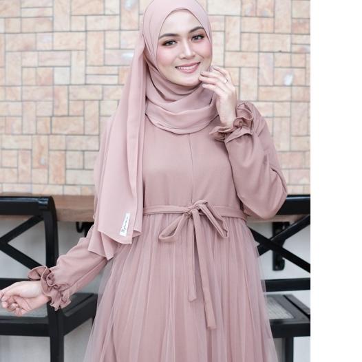 Laris[LR 029]SABRINA DRESS (GRATIS HIJAB)