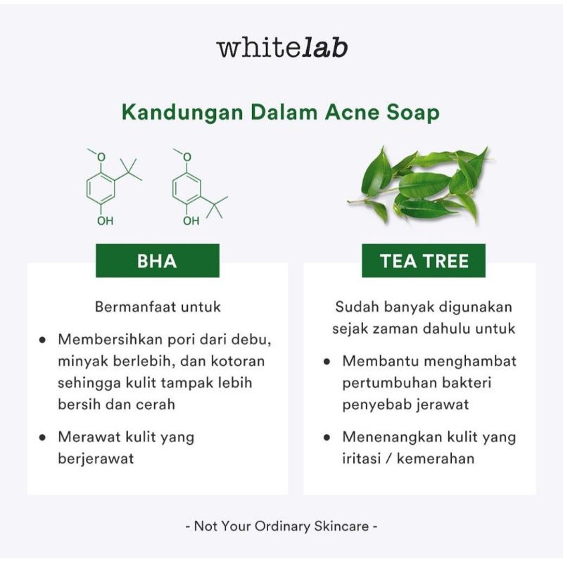 WHITELAB ACNE SOAP 80gr