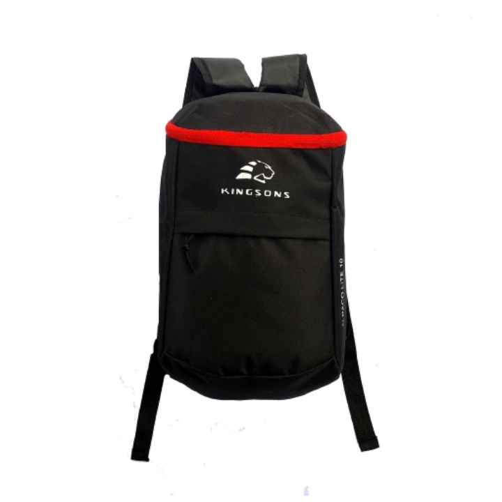 BACKPACK RANSEL 10 LITER TAS RANSEL PRIA DAN WANITA TAS PUNGGUNG TAS SEKOLAH TAS OLAHRAGA TAS SPORT TAS RANSEL KECIL TAS SEPATU FUTSAL TAS SEPATU BOLA A4-HITAM OVAL