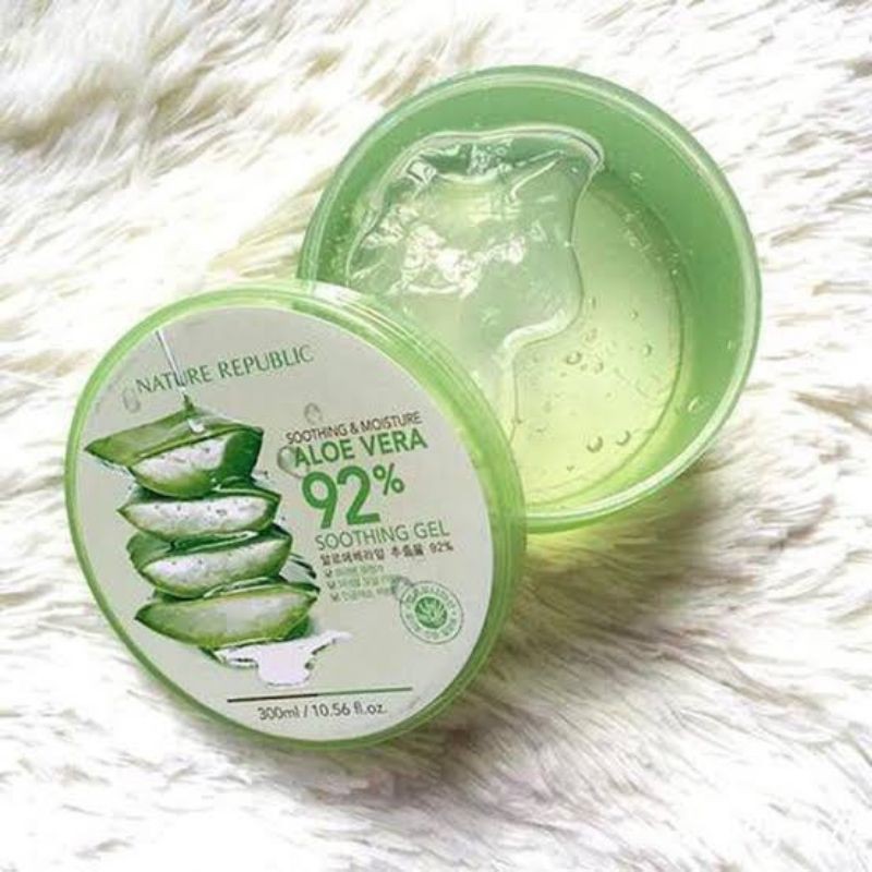 Medan Termurah Aloevera 92% soothing gel 300ML Nature Republik