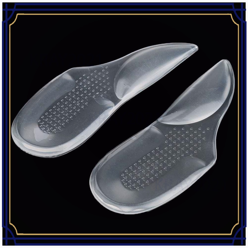 Alas Sol Sepatu Silicone Gel Orthotic Insole 1 Pair HT244