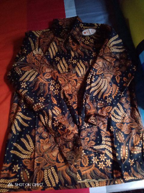 Bswart Batik Hrb026 Kenongo Hem Pendek Padi Pekalongan