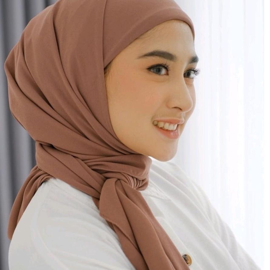 ➼ HIJAB MELAYU SEGI EMPAT INSTAN 2IN1 dan TALI SEGITIGA INSTAN malaysia 2IN1 CERUTY BABYDOLL 120CM X