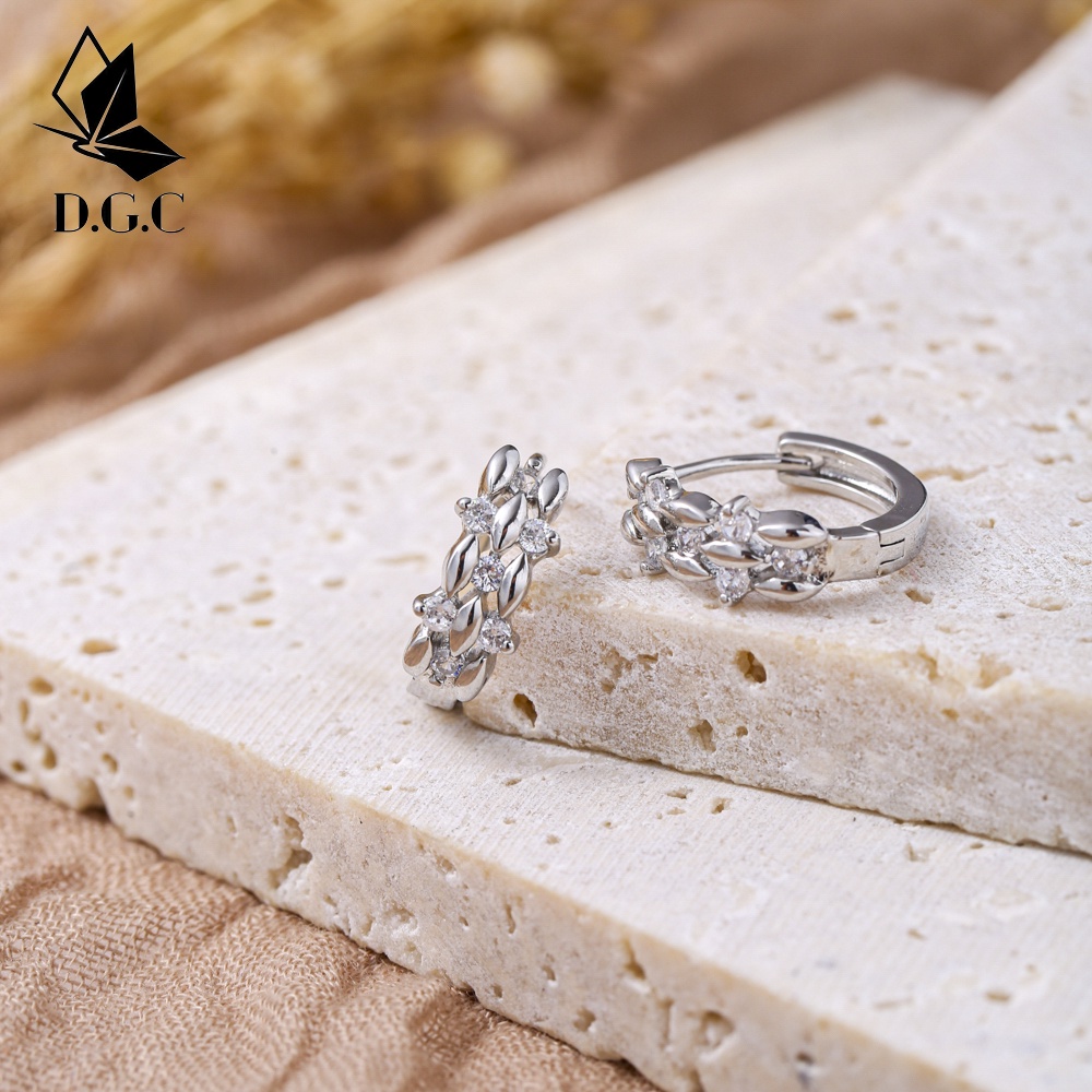 COD✅✨Anting Titanium Wanita Perak Muda Anti Asli Dan Luntur Korea Style Silver Karat Dewasa Tusuk Korea D610