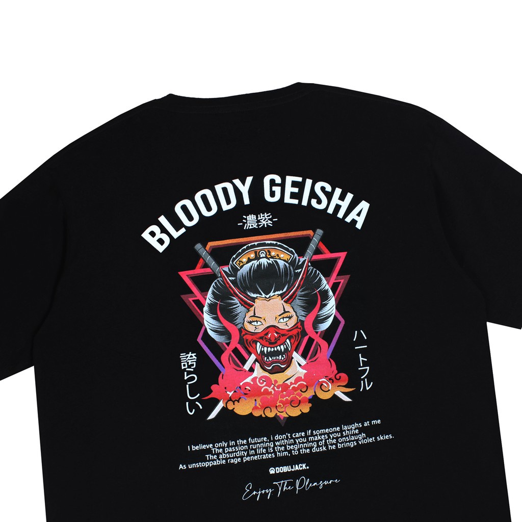 FC - KAOS OVERSIZE Bloody Geisha Black Tees