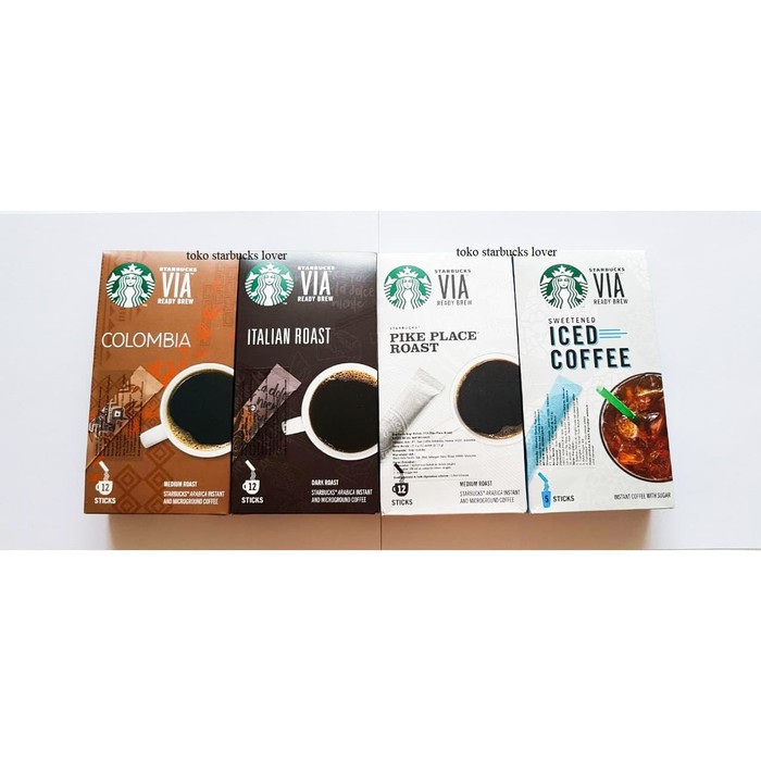 

Starbucks Coffee Via All 4 Box Varians