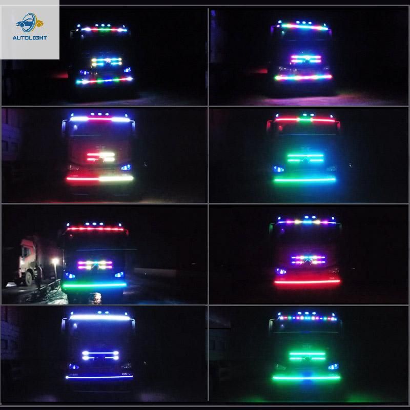 Lampu LED Strip Variasi Kaca Running  Net Light Strip 24 VOLT Untuk Truck BUS 1.5M 2M 2.5Meter