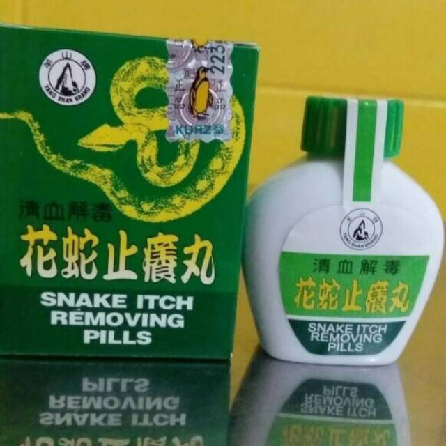 SNAKE ITCH REMOVING PILLS ( DERMAFLAM ) / OBAT KULIT / GATAL2