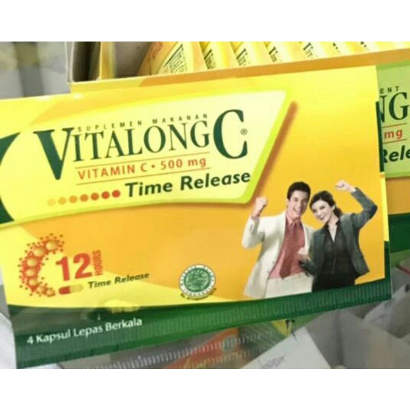 Jual Vitalong C Mg Strip Isi Kapsul Shopee Indonesia