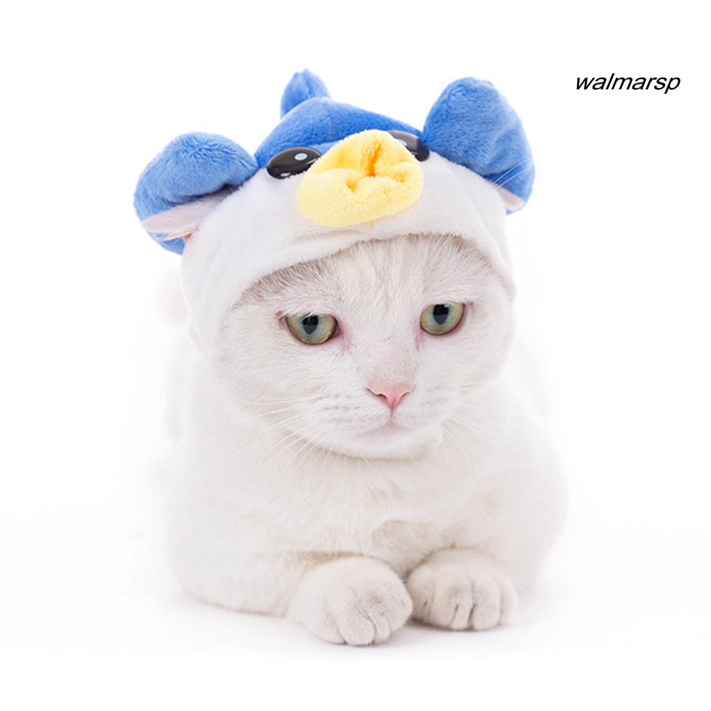 Topi Bentuk Kartun Hewan Bahan Lembut Untuk Anjing/Kucing