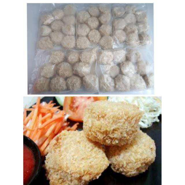 

Spicy chicken frozen food bento nuget ayam naget nugget bento