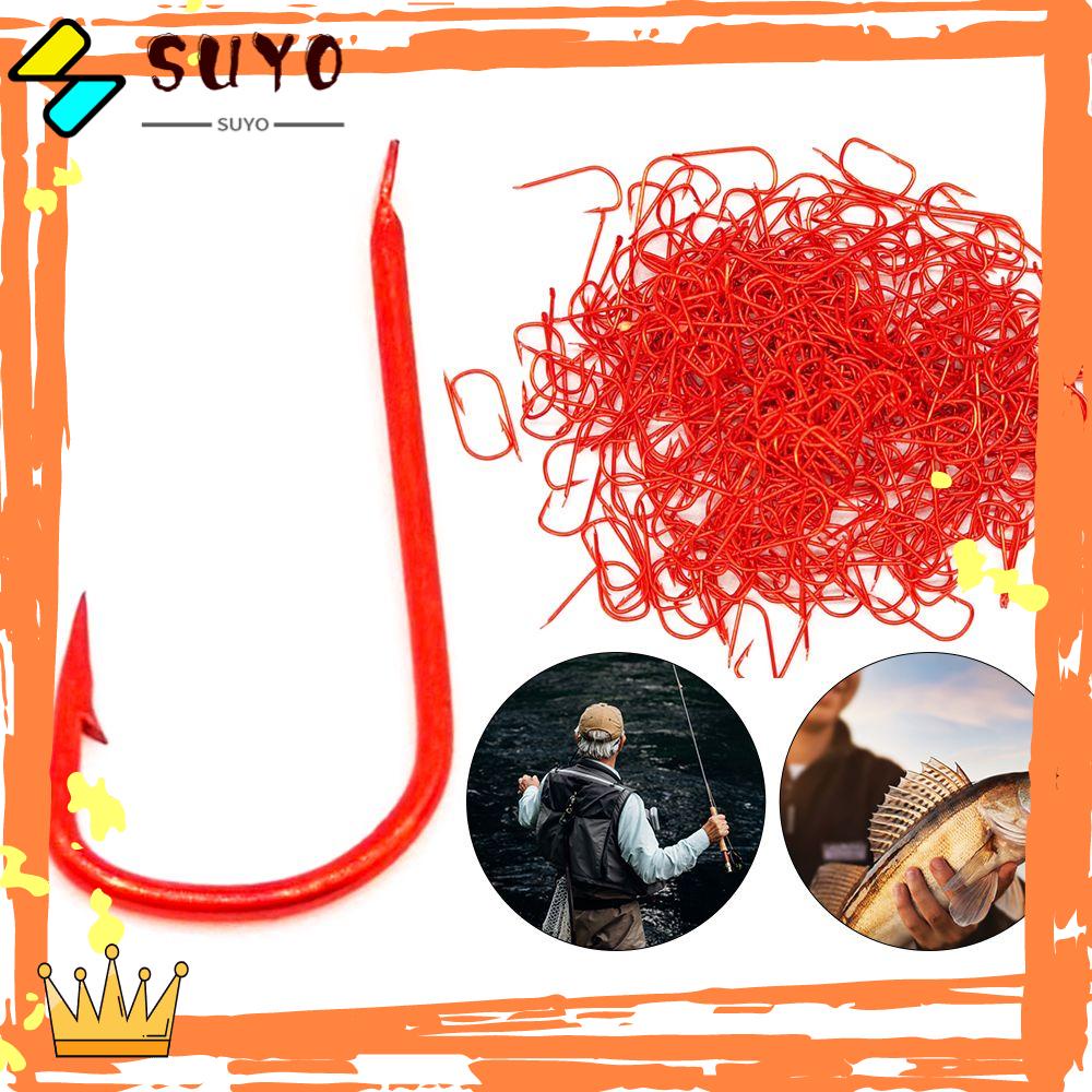Suyo 1000pcs Kail Pancing Fly Hook Bahan Stainless Steel