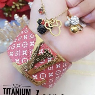 TiTanium set perhiasan wanita p639