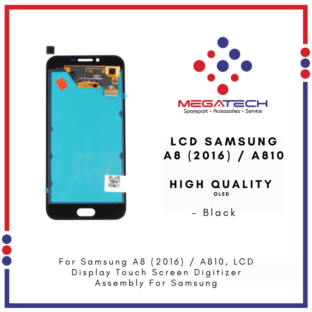 LCD Samsung A8 A810 2016 Fullset Touchscreen