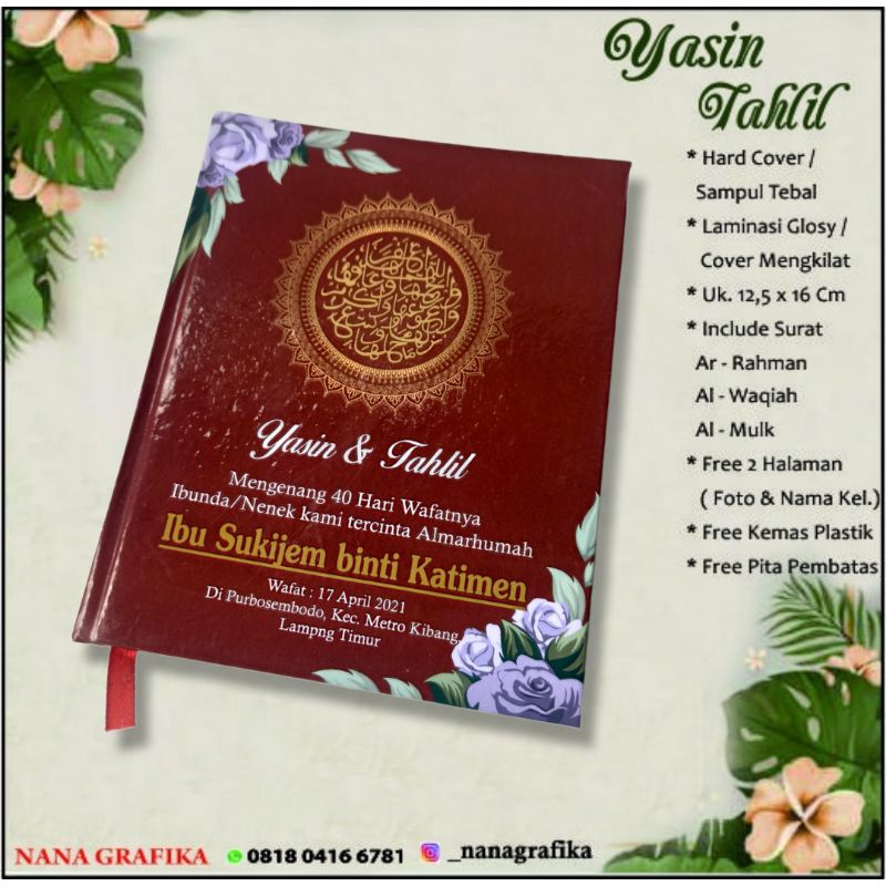 Buku Yasin Hardcover