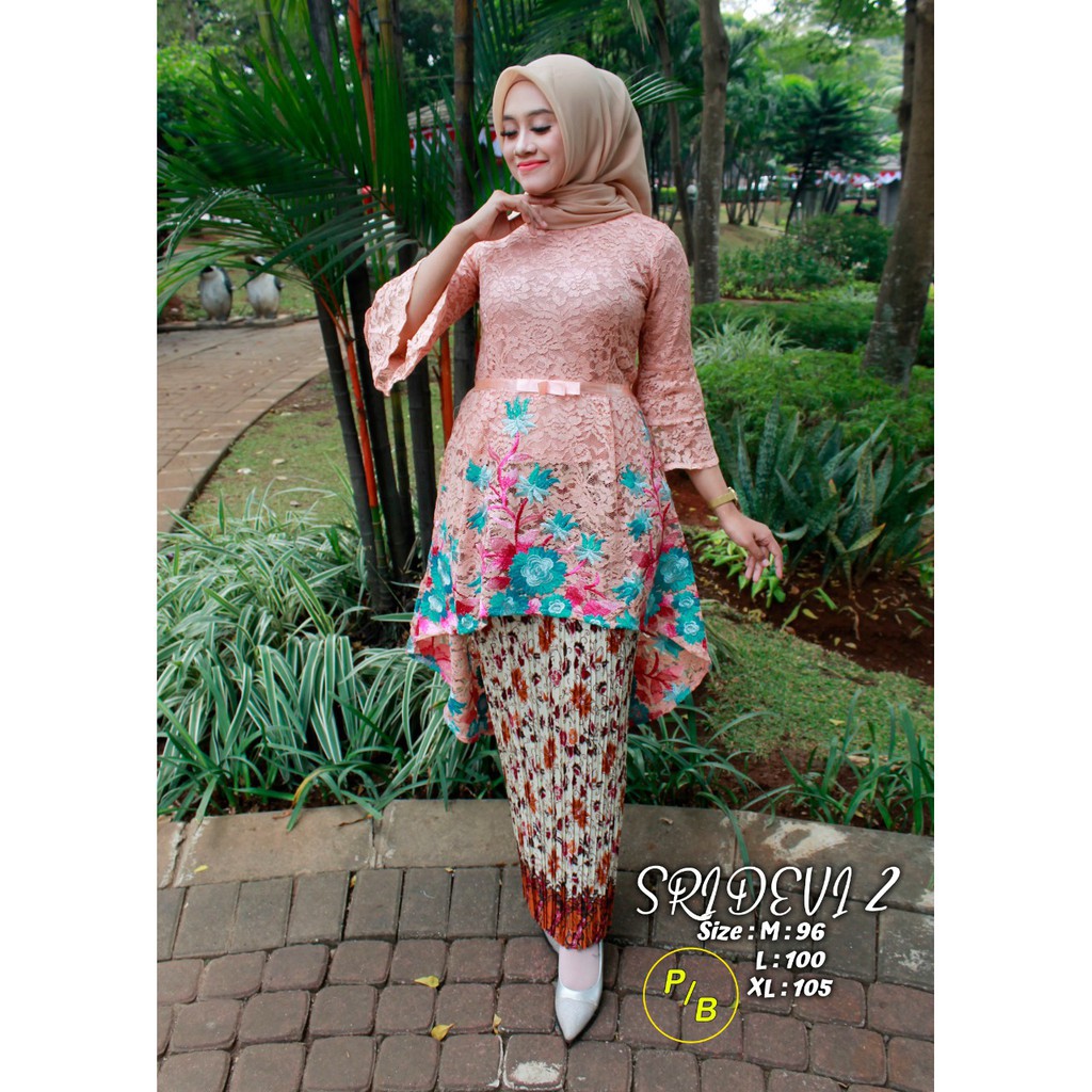 KEBAYA AURORA BORDIR - BRUKAT BORDIR SRIDEVI - BAJU KEBAYA AURORA - KEBAYA MODERN - BAJU BRUKAT HQ