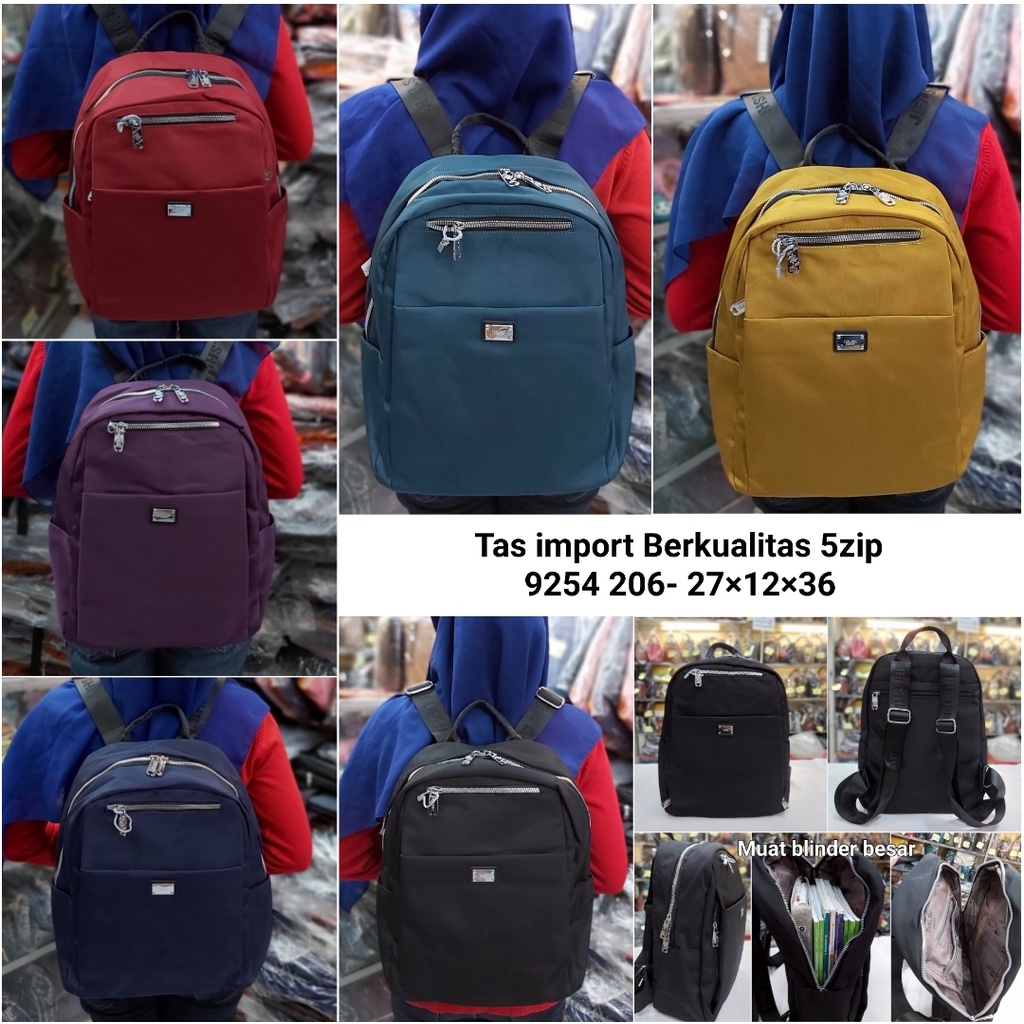 Tas import casual ransel travelling fashion berkualitas