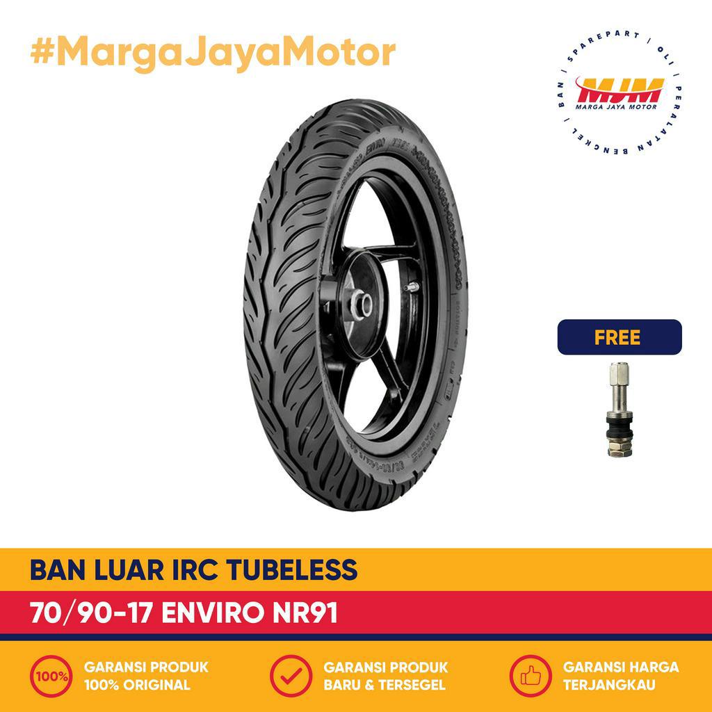 Ban Luar IRC Enviro NR91 70/90-17 Tubeless Free Pentil