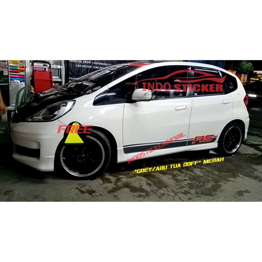 Sticker stiker mobil honda jazz cutting stiker jazz rs stiker mobil honda jazz mugen power
