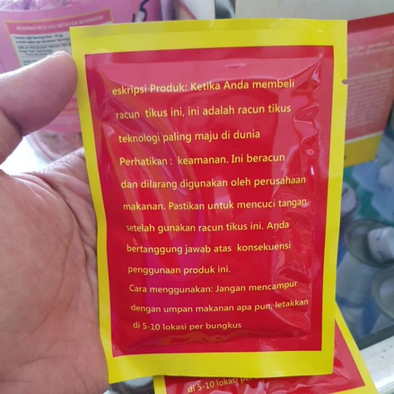 Racun Tikus Pembasmi Tikus seperti Maowang isi lebih banyak 5 kali lipat