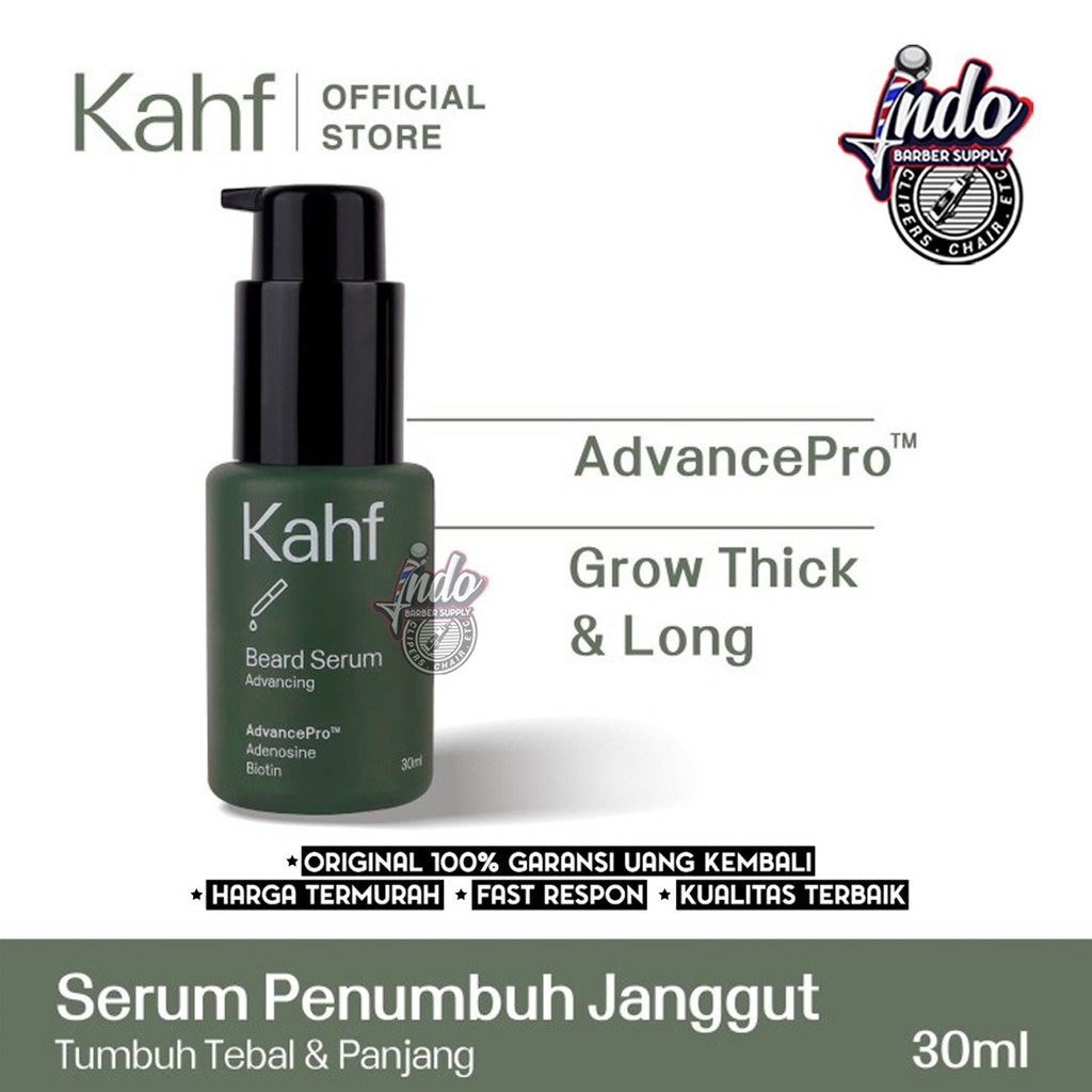 KAHF ADVANCING BEARD SERUM 30 ML / Serum Penumbuh Rambut Janggut