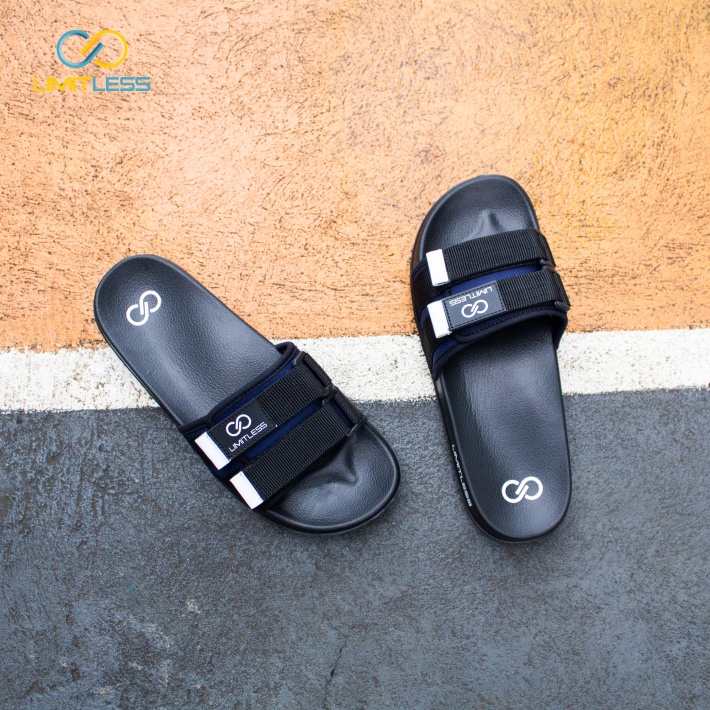 Sandal Slip On Polos Pria Sendal Slop Cowok Bahan Eva Sandal Cowo Santai Nyaman Ringan Keren Selop Rumah