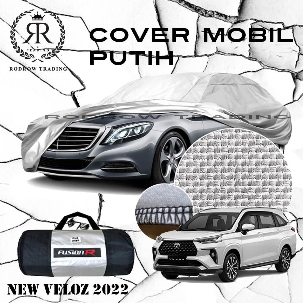 Cover mobil putih NEW VELOZ 2022 / sarung mobil NEW VELOZ 2022