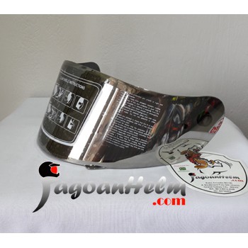 VISOR Helm KBC - THX - SIRCON Series | SILVER | FullFace Kaca Helm