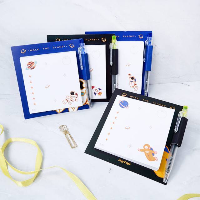 

Strolling The Planet Memopad with Pen Eym House