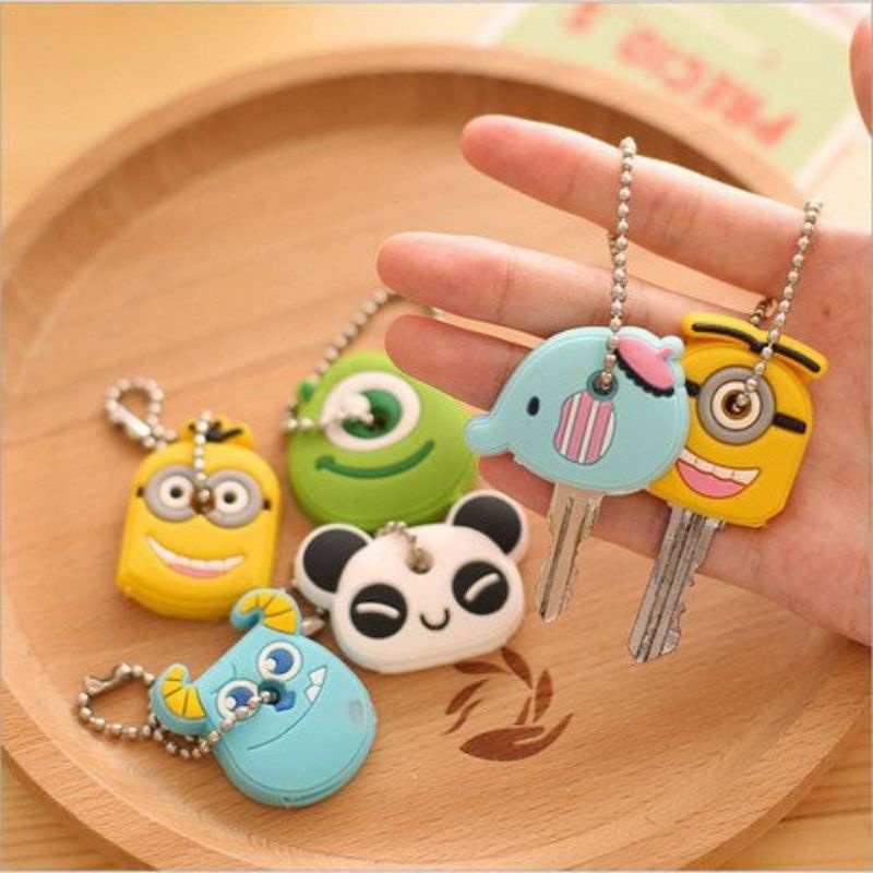 Key Cover Sarung Pelindung Kunci Key Cap Unik Kartun Lucu Disney murah Sarung Kunci Karakter Bagus