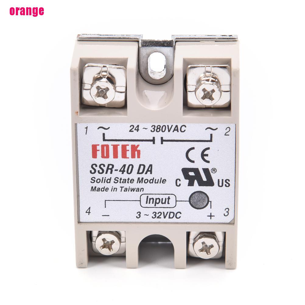 (Happy) Ssr 40a Relay Ssr-40Da 40a Dc Control Ac