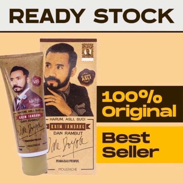 Wak doyok Original Berhologram Penumbuh Jenggot Rambut Jambang