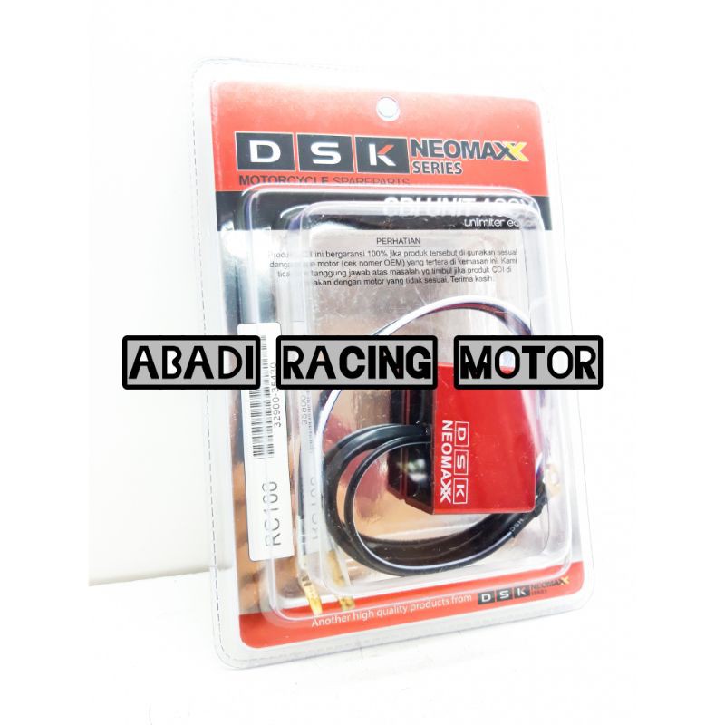 Cdi Racing Rc 100 - Rc 110 - Ts 125 Pnp Dsk Neomax Tenaga Naik 20% Tarikan Gas Enteng No Limit