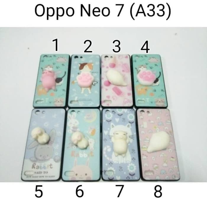 Squishy Case for Oppo Neo 7/Softsheel Embos Karakter Oppo Neo 7 (A33)