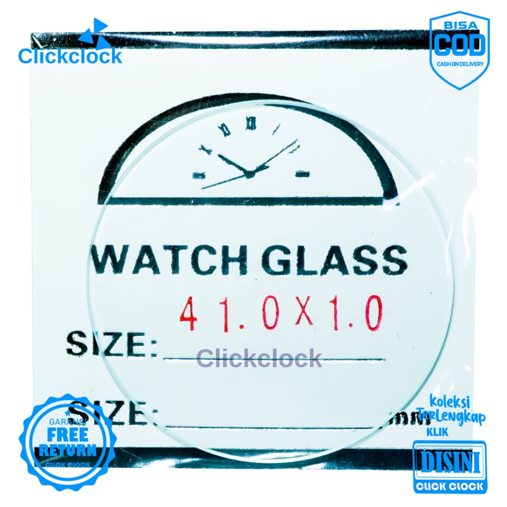 Kaca Jam Kaca Bahan Watch Glass PNC-410 Murah 4,1 cm