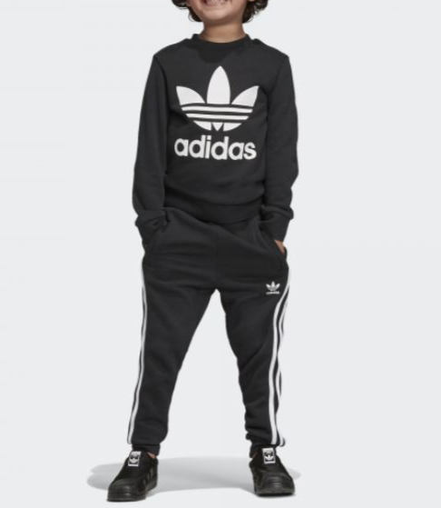Adidas Tracksuit Anak Adidas Kids Crew Set ED7728 Original 100%
