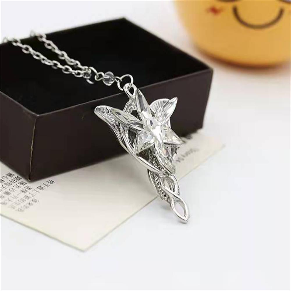 Lily Kalung Kreatif Kalung Alloy Untuk Fans Zircon Pendant