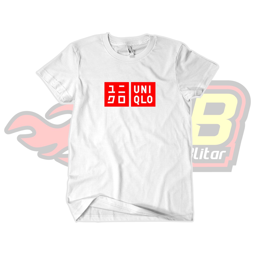 Kaos Distro Pria Katun Uniqlo