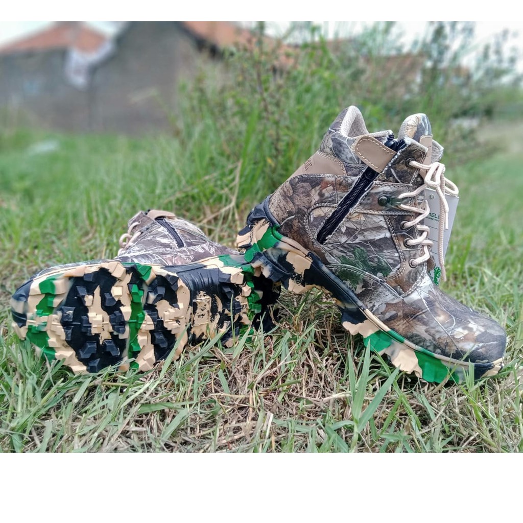 Sepatu Camo Berburu Hiking Outdoor 6inc Terlaris