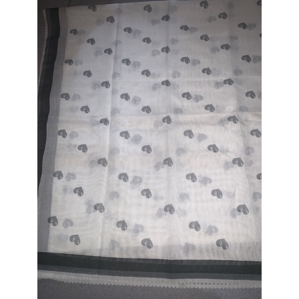 SEGIEMPAT VOALDENAY KW PREMIUM / HIJAB JILBAB SQUARE VOAL MOTIF LASER CUT-Motif 30