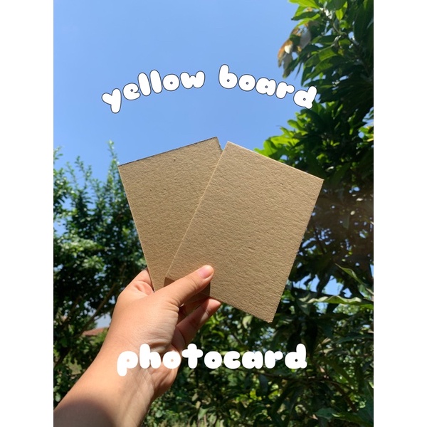 YELLOW BOARD || PACKING PHOTOCARD