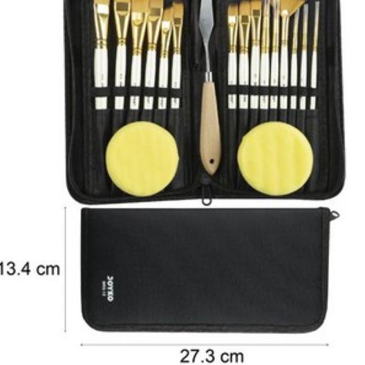 

SALE!! (uax-1272) Art Brush Set / Alat Lukis Kuas Set BRS-12 BRS 12 Joyko